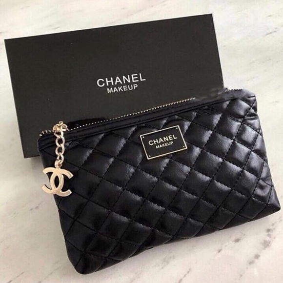 CHANEL Handbags - NEW Authentic Chanel Diamond Pouch w/ Gift Box!
